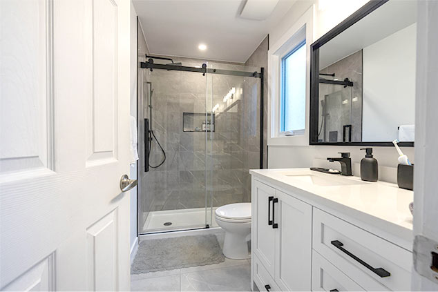 ottawa bathroom renovation with modern design