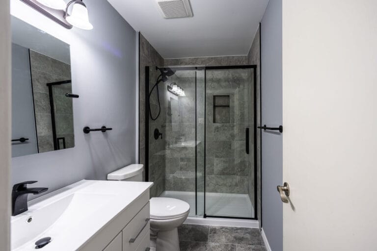 Bathroom Renovation shower conversion