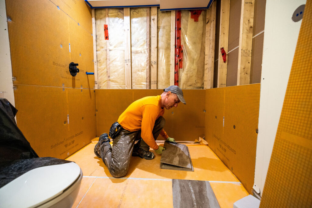 Ottawa bathroom contractor schluter