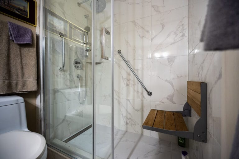 condo tub to schluter shower conversion