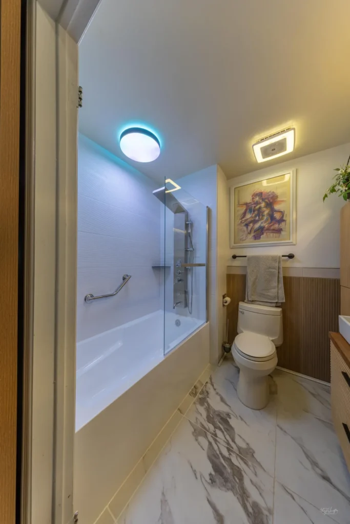 partial bathroom renovation