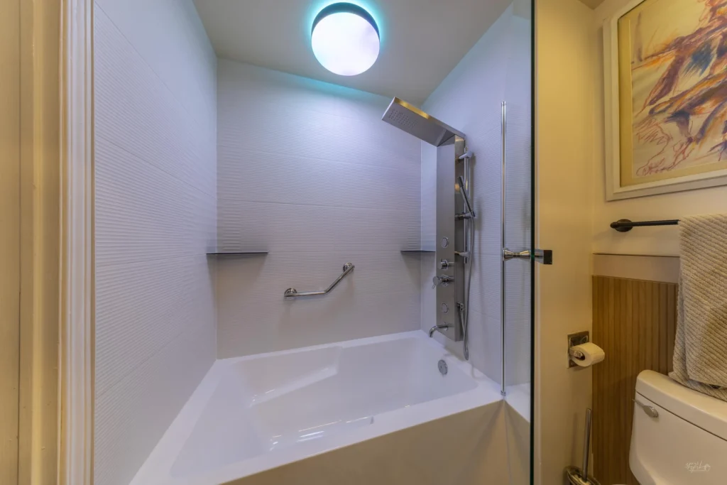 partial bathroom renovation